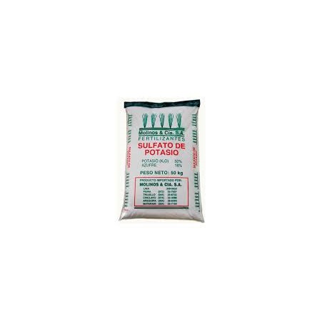 SULFATO DE POTASA SOLUBLE 0-0-50  25 Kg