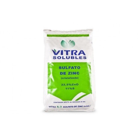 SULFATO DE ZINC HEPTAHIDRATADO 25 Kg