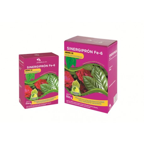 SINERGIPRON Fe 6 (6% Fe soluble en agua (4% hierro quelatado EDDHA)) 